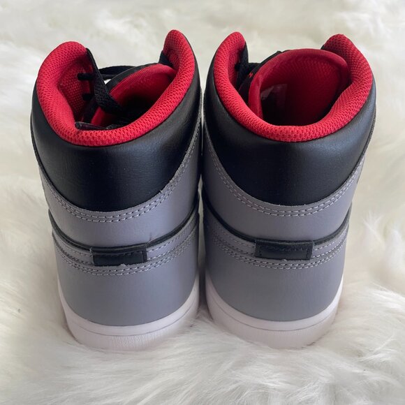 Nike Air Jordan 1 Mid Gray Mens Leather Basketball Shoe DQ8426-006 VNDS Sz 10.5 - Picture 5 of 7